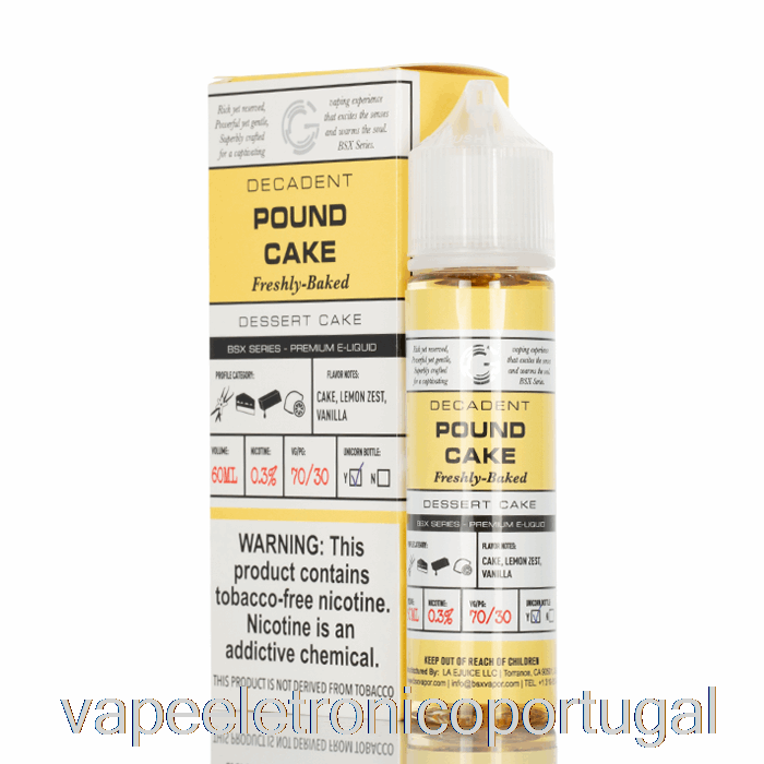 Vape Eletronico Libra Cake - Série Bsx - 60ml 0mg